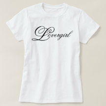 Zoete en mooie Lovergirl-script