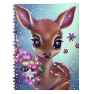 Zoete en Schattige Baby Deer Notitieboek