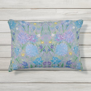 Zoete Erwt Bloemen Openlucht Accentkussen 16"x12" Buitenkussen