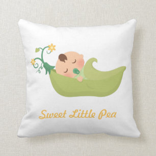 Zoete Erwt in een Peul Baby Jongens Slaapkamer Dec Kussen