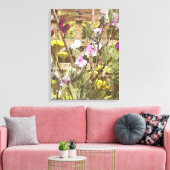 ZOETE ERWTEN BLOEMEN CANVAS AFDRUK (Insitu (Woonkamer))