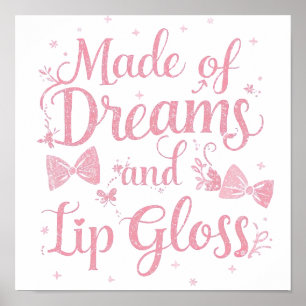 Zoete Esthetische Make-up Liefhebber Typografie Poster