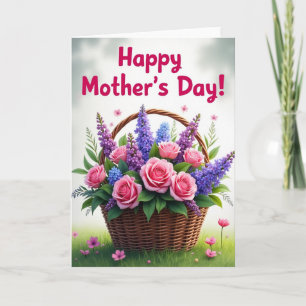 Zoete Fuchsia Script Kaart