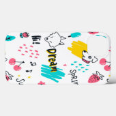 Zoete gekleurde hand getekend Case-Mate iPhone case (Achterkant (horizontaal))