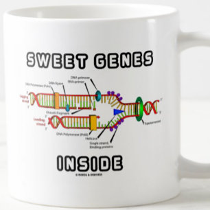 Zoete genen in DNA Replication Humor Koffiemok