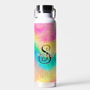 Zoete Glamoureuze Regenboog Alcohol Ink Splash Waterfles