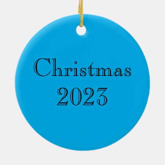 Zoete Glazen in lood berggeit Keramisch Ornament (Achterkant)