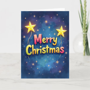 Zoete Gradiënt Kerstkaart Kaart