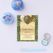 Zoete groene goudprijs 16 luipaard flyer (Enkel)