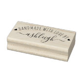 Zoete harten en Script-handleiding met liefdesnaam Rubberstempel (Stempel)
