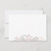 Zoete herinnering Bereavement Hartelijk dank Bedankkaart (Achterkant)