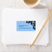 Zoete Hibiscus Bruiloft Aangepast Adreslabel Etiket (Insitu)