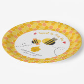 Zoete hoe het Baby shower "Cute Kawaii" kan worden Papieren Bordje (Gekanteld)