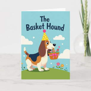 Zoete Hond Bloemkaart Kaart