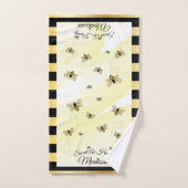 Zoete honingbadhanddoekset bad handdoek (Handdoek)