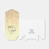 Zoete honingraat bruiloft gunst bedankdoosjes (Uitgevouwen)