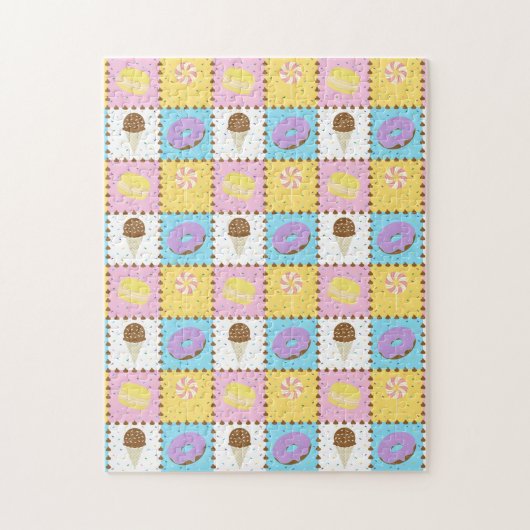 Zoete hunkeren puzzel legpuzzel (Verticaal)