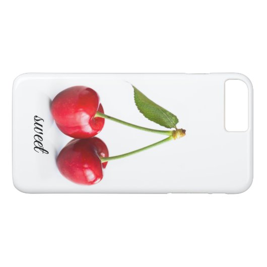 Zoete kers Case-Mate iPhone case (Achterkant (Horizontaal))