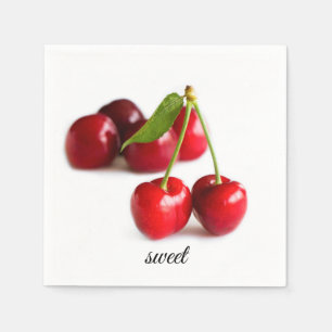 Zoete kers servet
