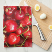 Zoete kers theedoek (Quarter Fold)