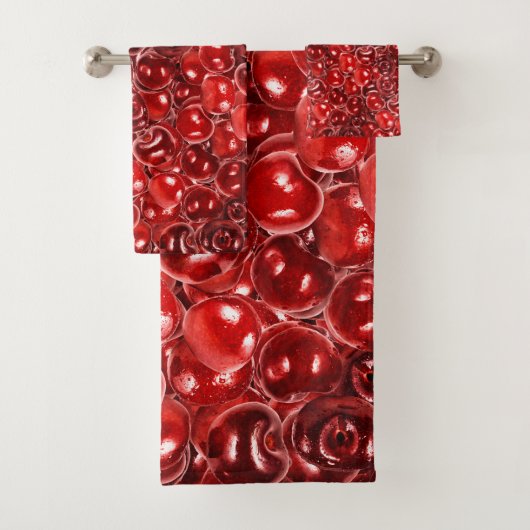 Zoete kersen bad handdoek (Insitu)