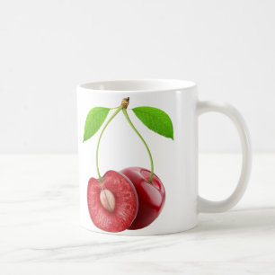 Zoete kersen koffiemok