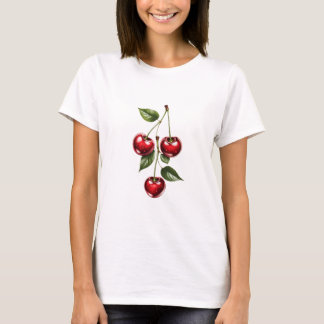 Zoete kersen oogsten in de boomgaard t-shirt