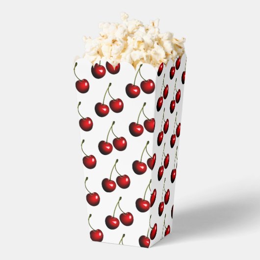 Zoete Kersen Popcorn Box Bedankdoosjes (Popped)