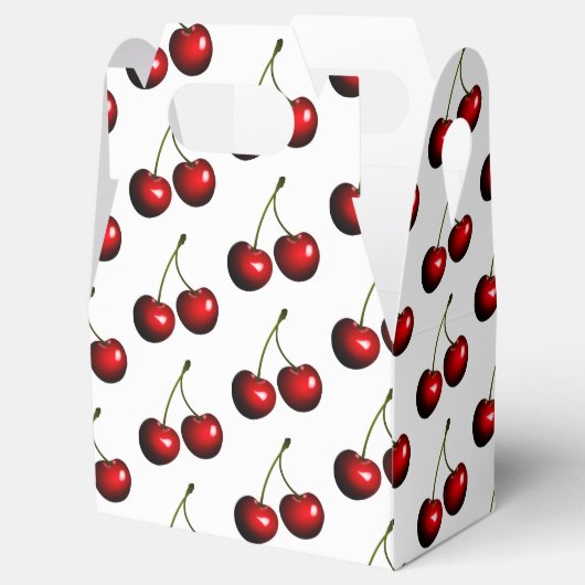 Zoete kersen, vers bedankdoosjes (Geopend)