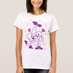 Zoete Kersenliefhebbers – Leuke Romantische Esthet T-shirt