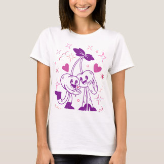 Zoete Kersenliefhebbers – Leuke Romantische Esthet T-shirt