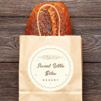 Zoete Kleine Beetjes Bakkerij Logo Sticker