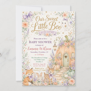 Zoete Kleine Boo Bos Baby Shower Kaart