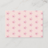 Zoete kleine perzik advieskaart (Achterkant)