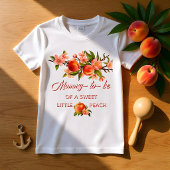 Zoete Kleine Perzik Mam T-shirt