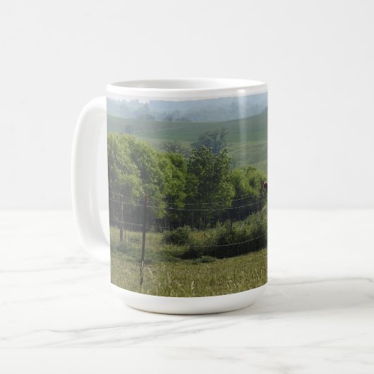 Zoete Koe in het veld Koffiemok (Voorkant links)