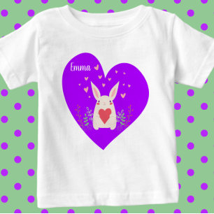 Zoete Konijn met Hartjes T-Shirt