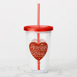 Zoete Kus Acryl Tumbler Drinkbeker