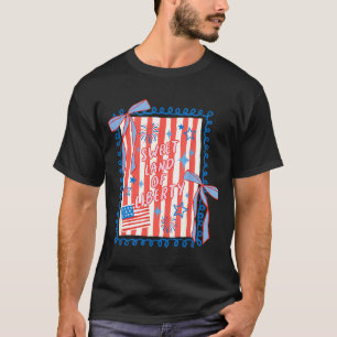 Zoete Land Van Vrijheid Patriotische Coquette Usa T-shirt