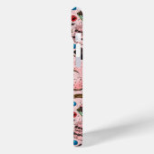 Zoete lekkernijen op roze Case-Mate iPhone case (Achterkant / Links)