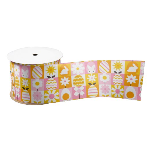 Zoete Lente Pasen Patchwork Lint (Spoel)