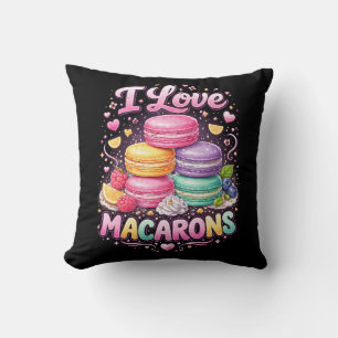 Zoete Liefde Macarons Kussen