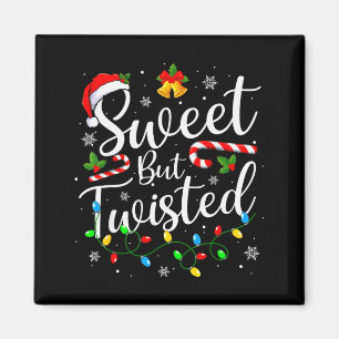 Zoete Maar Verdraaide Grappige Kerst Kerststok Ker Magneet