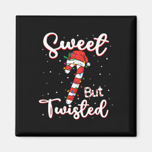 Zoete Maar Verdraaide Grappige Kerst Kerststok Ker Magneet