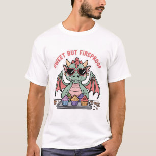 Zoete Maar Vuurvaste DrakenBakker Grappig Bak Gesc T-shirt