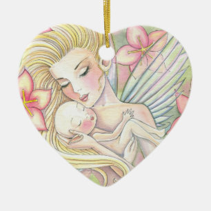 Zoete Mama en Baby Ornament