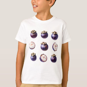 Zoete Mangosteen Tropische Vrucht T-shirt
