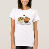 Zoete Mexicaanse concha van dulce van de Chocolade T-shirt (Voorkant)