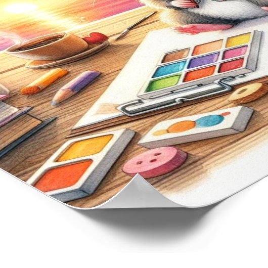 Zoete Muis Poster (Hoek)