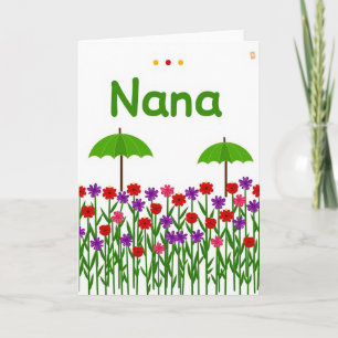 Zoete Nanas Dag Bloemkaart Kaart